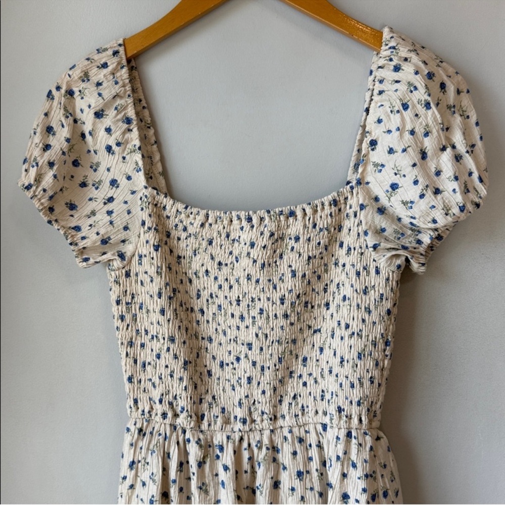 AND NOW THIS Floral Smocked Prairie Tiered Ruffle Maxi Dress - Picture 3 of 9